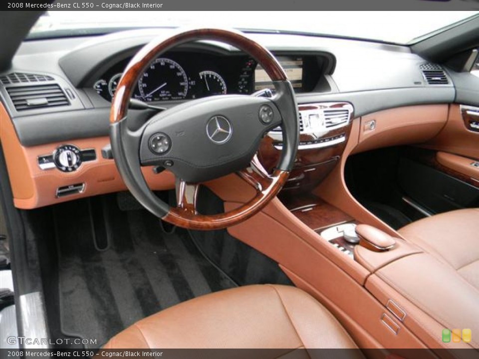 Cognac/Black Interior Dashboard for the 2008 Mercedes-Benz CL 550 #59554854