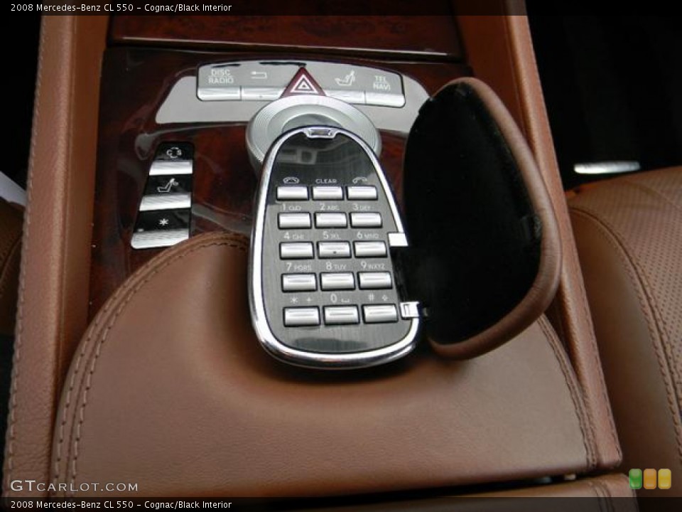 Cognac/Black Interior Controls for the 2008 Mercedes-Benz CL 550 #59554893