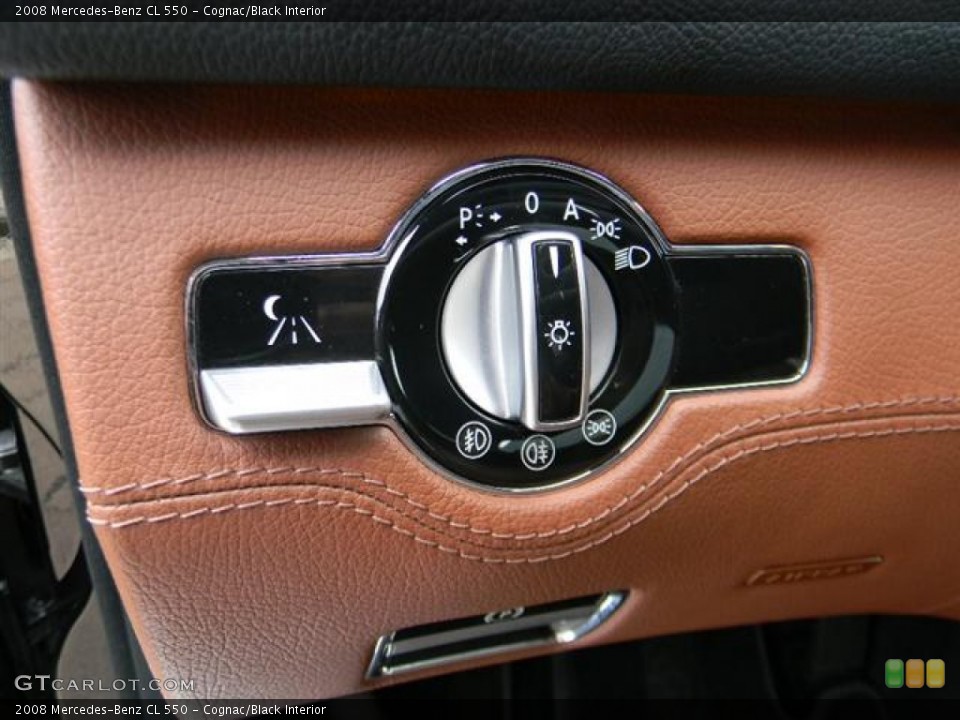 Cognac/Black Interior Controls for the 2008 Mercedes-Benz CL 550 #59554938
