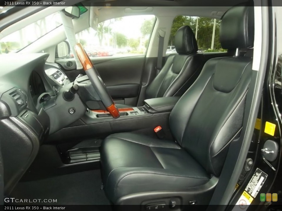Black Interior Photo for the 2011 Lexus RX 350 #59555655