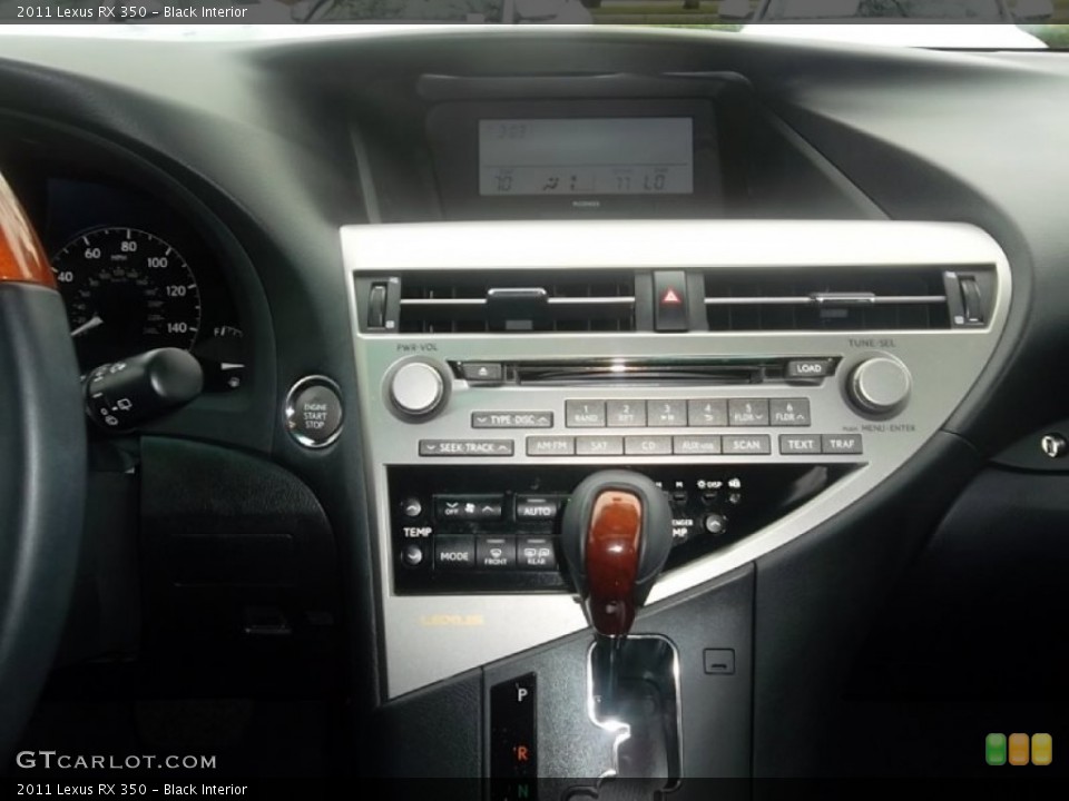Black Interior Controls for the 2011 Lexus RX 350 #59555772