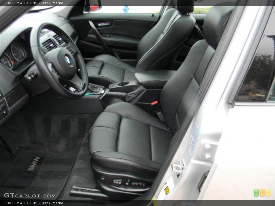 Black Interior Photo for the 2007 BMW X3 3.0si #59555868
