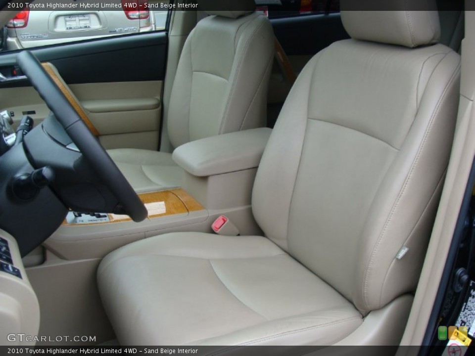 Sand Beige Interior Photo for the 2010 Toyota Highlander Hybrid Limited 4WD #59556006
