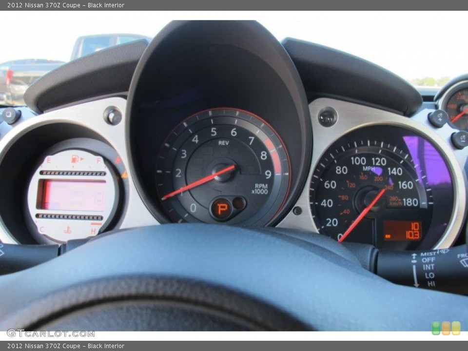 Black Interior Gauges for the 2012 Nissan 370Z Coupe #59557275