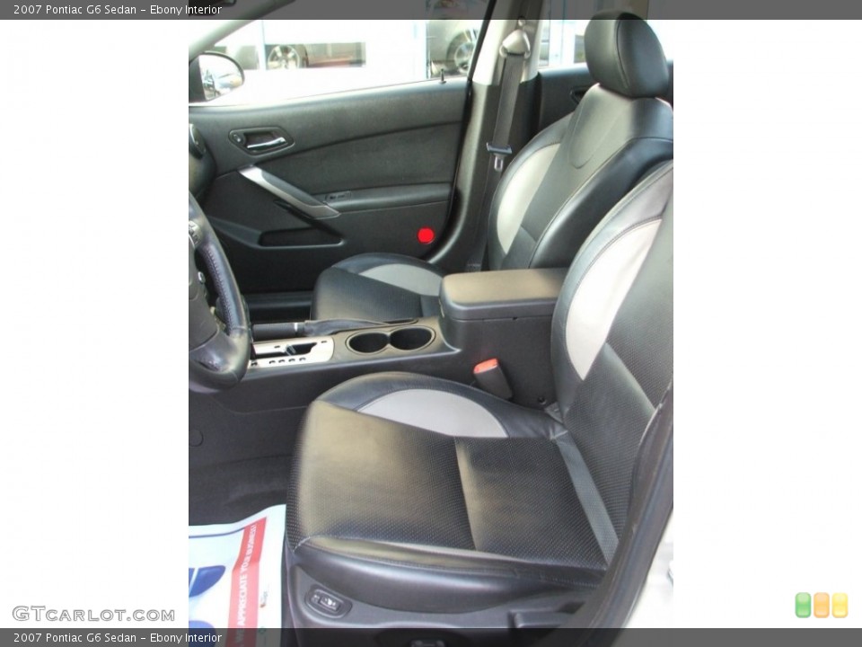 Ebony Interior Photo for the 2007 Pontiac G6 Sedan #59557395