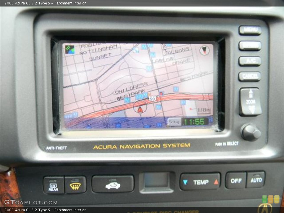 Parchment Interior Navigation for the 2003 Acura CL 3.2 Type S #59557419