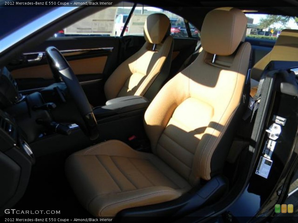 Almond/Black Interior Photo for the 2012 Mercedes-Benz E 550 Coupe #59558163