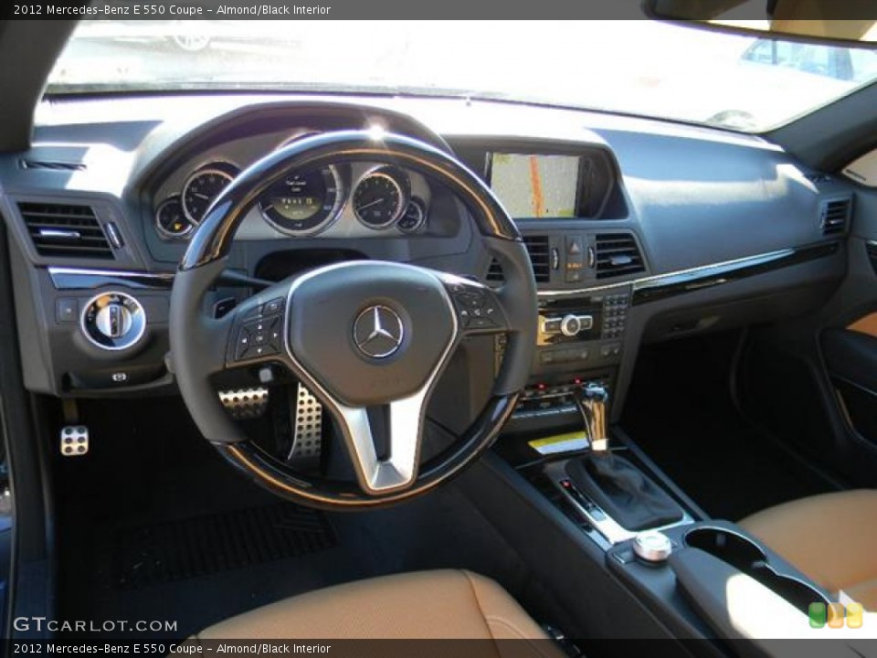 Almond/Black Interior Dashboard for the 2012 Mercedes-Benz E 550 Coupe #59558172