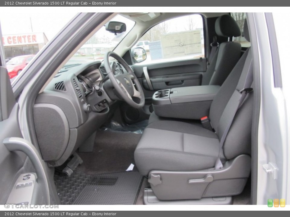 Ebony Interior Photo for the 2012 Chevrolet Silverado 1500 LT Regular Cab #59558865