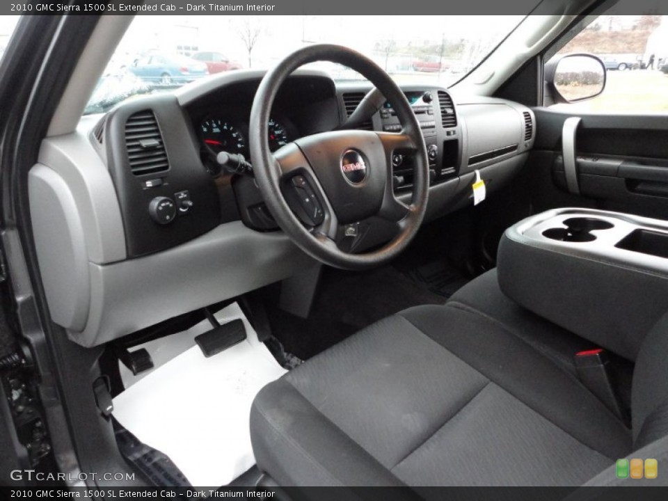 Dark Titanium Interior Dashboard for the 2010 GMC Sierra 1500 SL Extended Cab #59559837