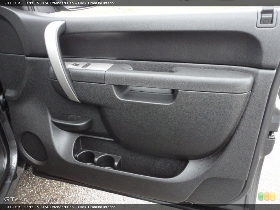 Dark Titanium Interior Door Panel for the 2010 GMC Sierra 1500 SL Extended Cab #59560017