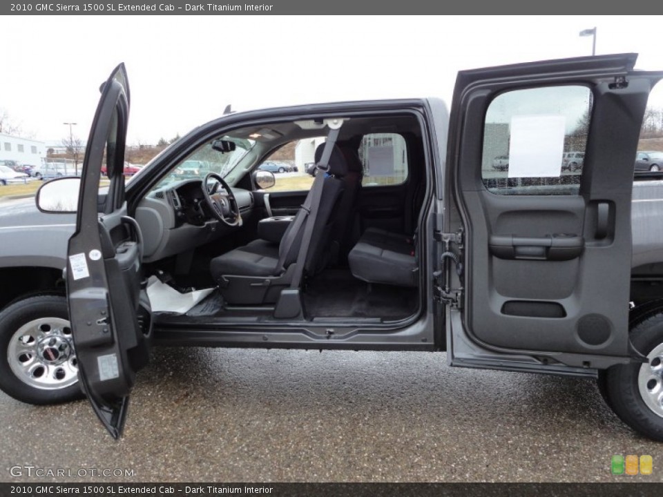 Dark Titanium Interior Photo for the 2010 GMC Sierra 1500 SL Extended Cab #59560047