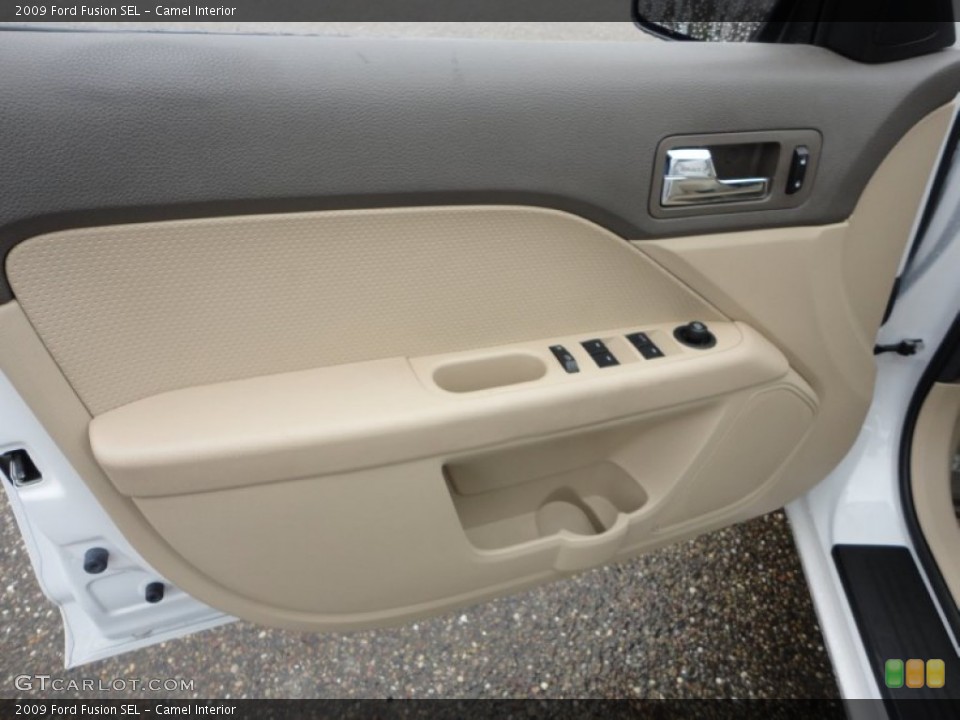 Camel Interior Door Panel for the 2009 Ford Fusion SEL #59560602