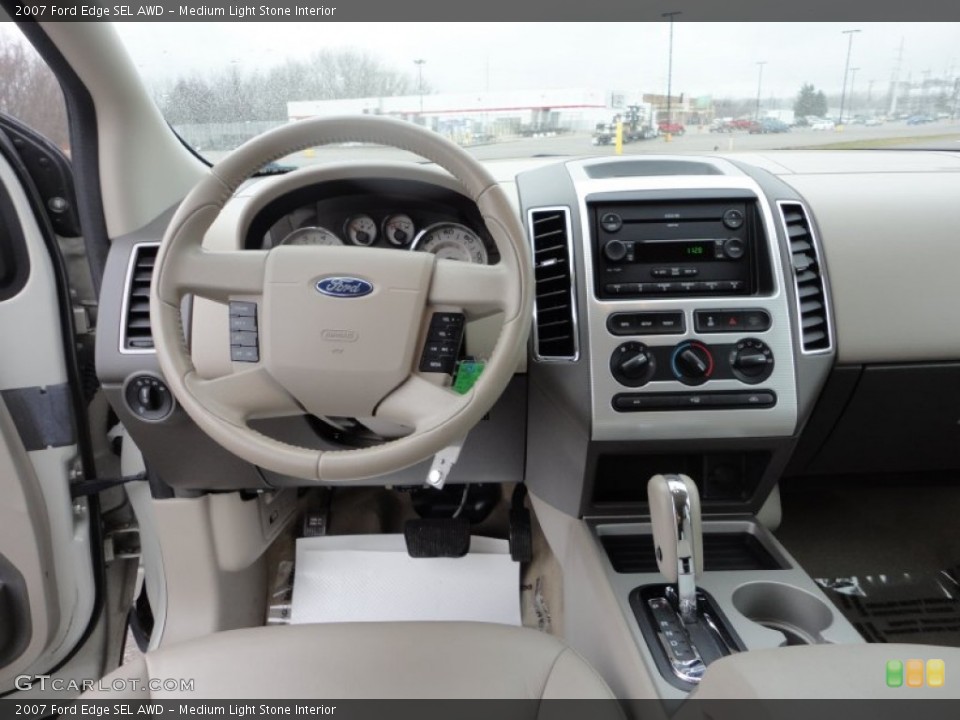 Medium Light Stone Interior Dashboard for the 2007 Ford Edge SEL AWD #59561016