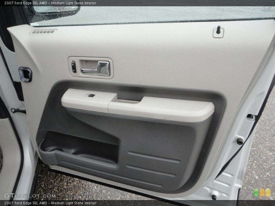 Medium Light Stone Interior Door Panel for the 2007 Ford Edge SEL AWD #59561109