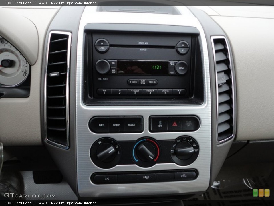 Medium Light Stone Interior Controls for the 2007 Ford Edge SEL AWD #59561163
