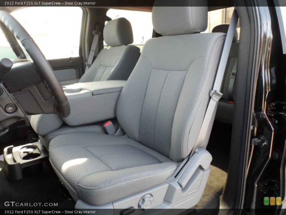 Steel Gray Interior Photo for the 2012 Ford F150 XLT SuperCrew #59562339