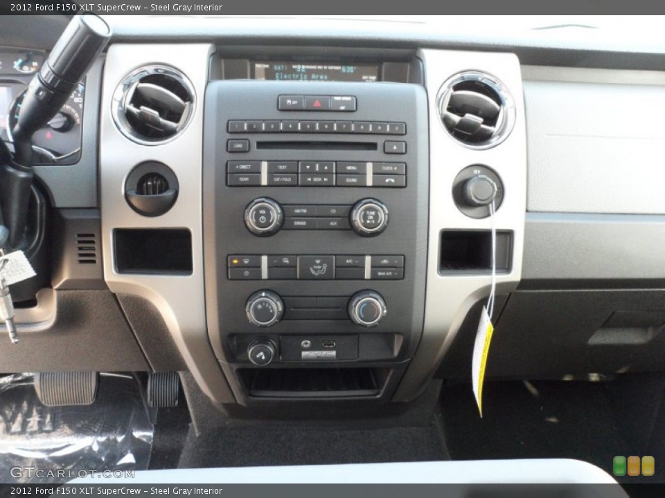 Steel Gray Interior Controls for the 2012 Ford F150 XLT SuperCrew #59562705