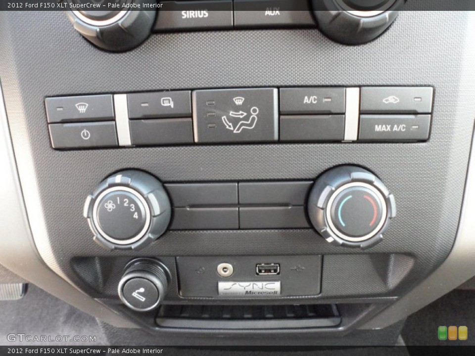 Pale Adobe Interior Controls for the 2012 Ford F150 XLT SuperCrew #59563036