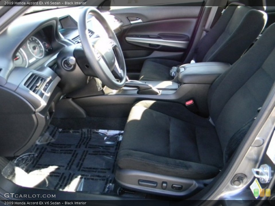 Black Interior Photo for the 2009 Honda Accord EX V6 Sedan #59563233