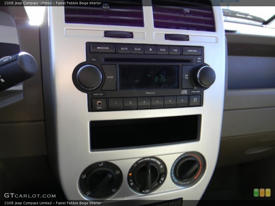 Pastel Pebble Beige Interior Audio System for the 2008 Jeep Compass Limited #59563599