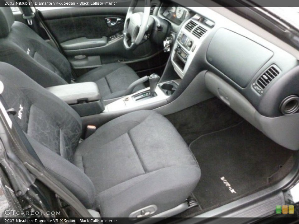 Black Callisto Interior Photo for the 2003 Mitsubishi Diamante VR-X Sedan #59564301