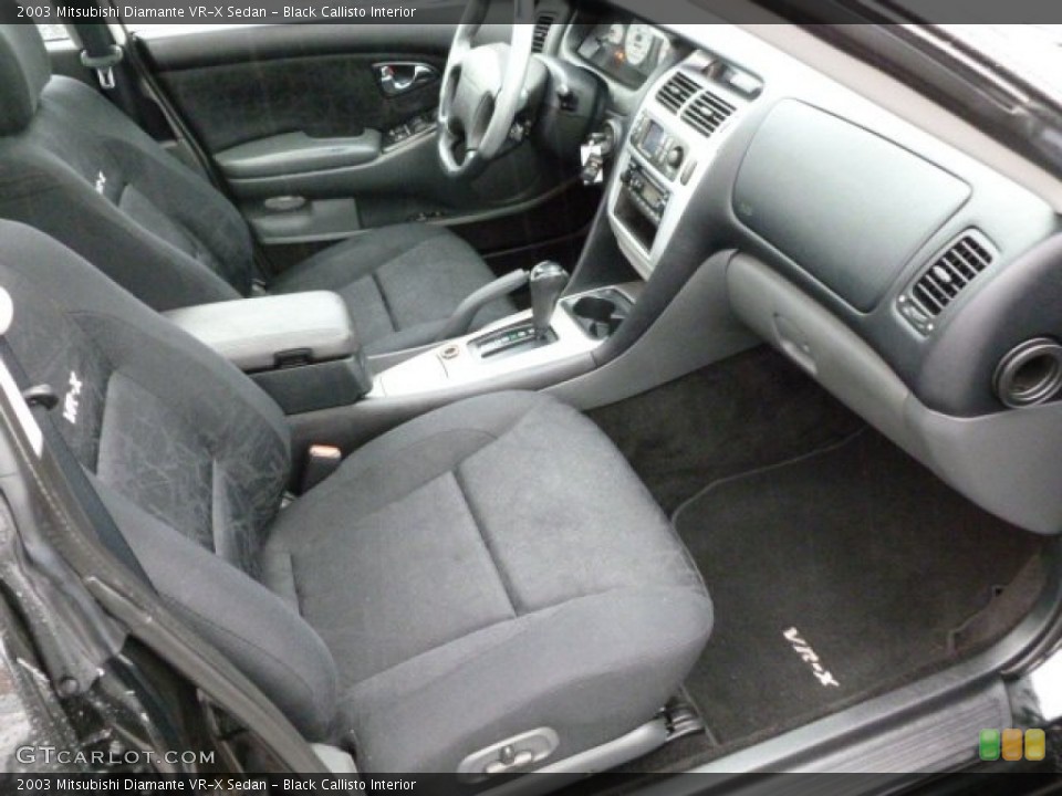 Black Callisto Interior Photo for the 2003 Mitsubishi Diamante VR-X Sedan #59564301