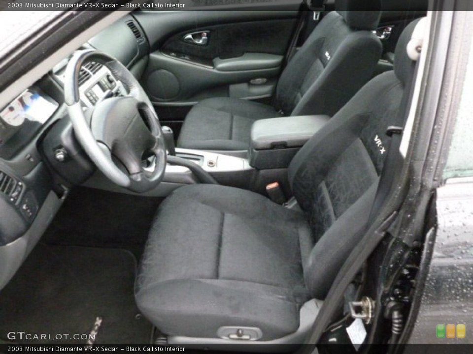 Black Callisto Interior Photo for the 2003 Mitsubishi Diamante VR-X Sedan #59564349