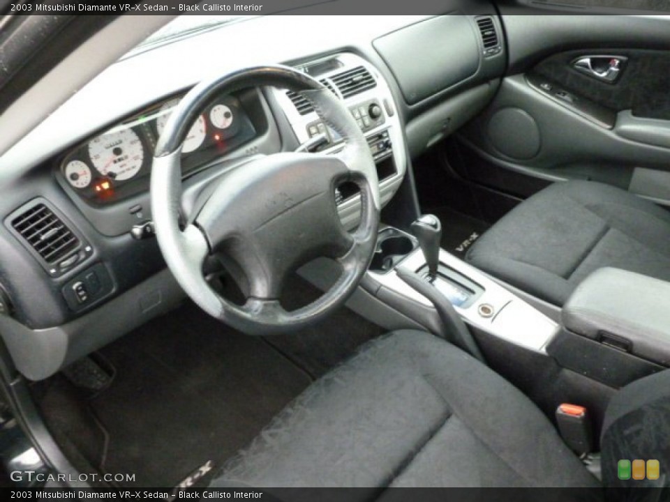 Black Callisto Interior Prime Interior for the 2003 Mitsubishi Diamante VR-X Sedan #59564358