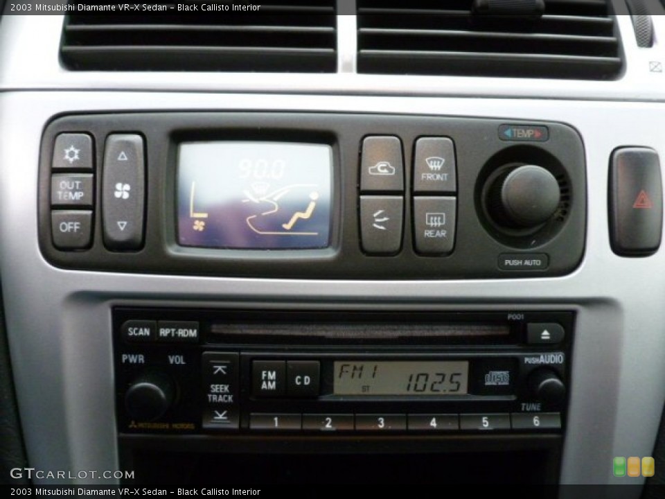 Black Callisto Interior Controls for the 2003 Mitsubishi Diamante VR-X Sedan #59564373