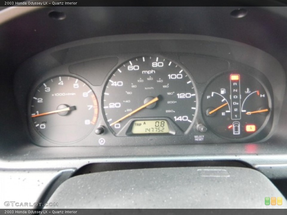 Quartz Interior Gauges for the 2003 Honda Odyssey LX #59566242