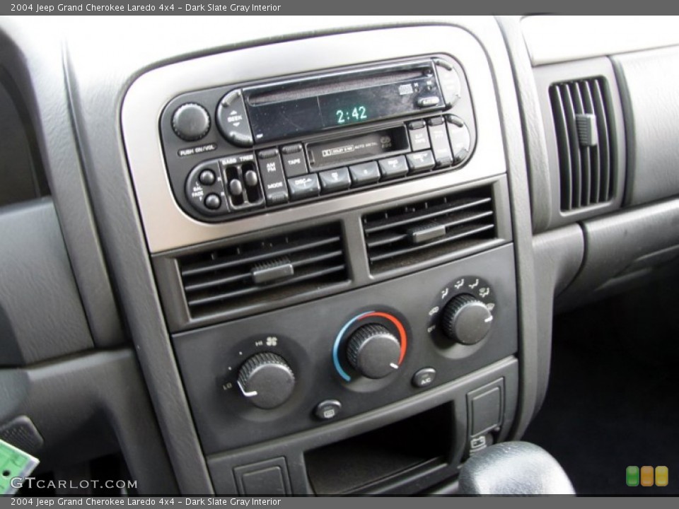 Dark Slate Gray Interior Controls for the 2004 Jeep Grand Cherokee Laredo 4x4 #59566883