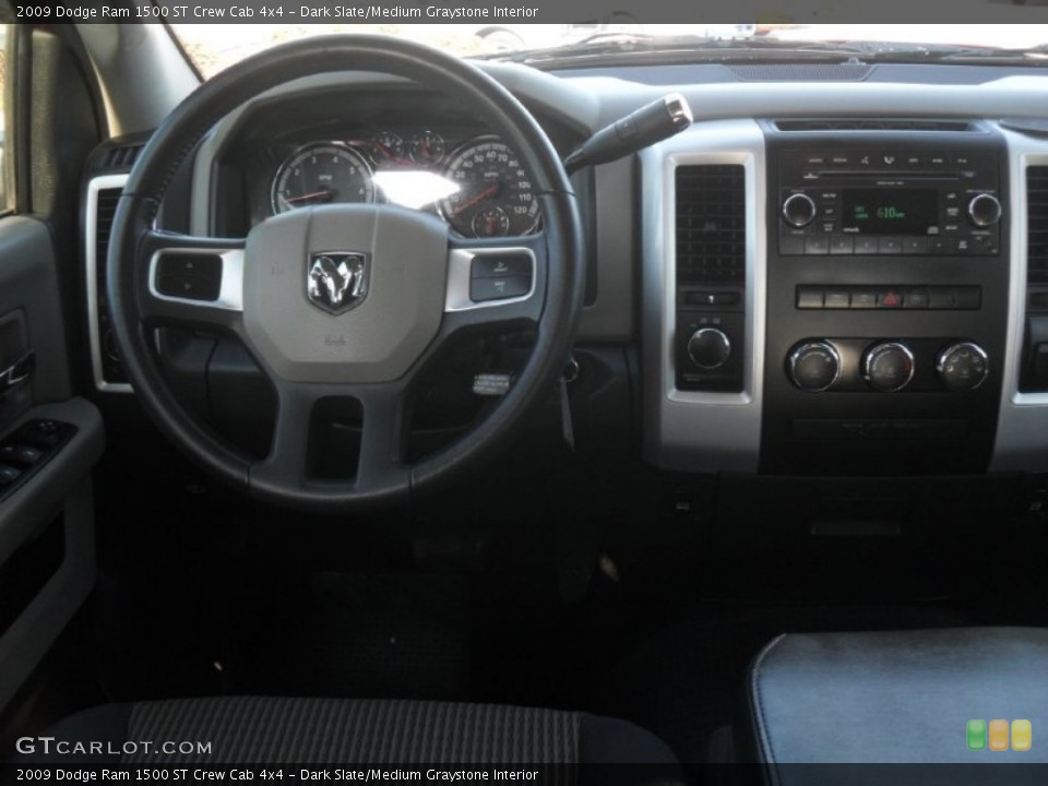 Dark Slate/Medium Graystone Interior Dashboard for the 2009 Dodge Ram 1500 ST Crew Cab 4x4 #59568426