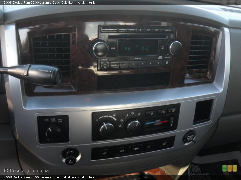Khaki Interior Controls for the 2008 Dodge Ram 2500 Laramie Quad Cab 4x4 #59568822