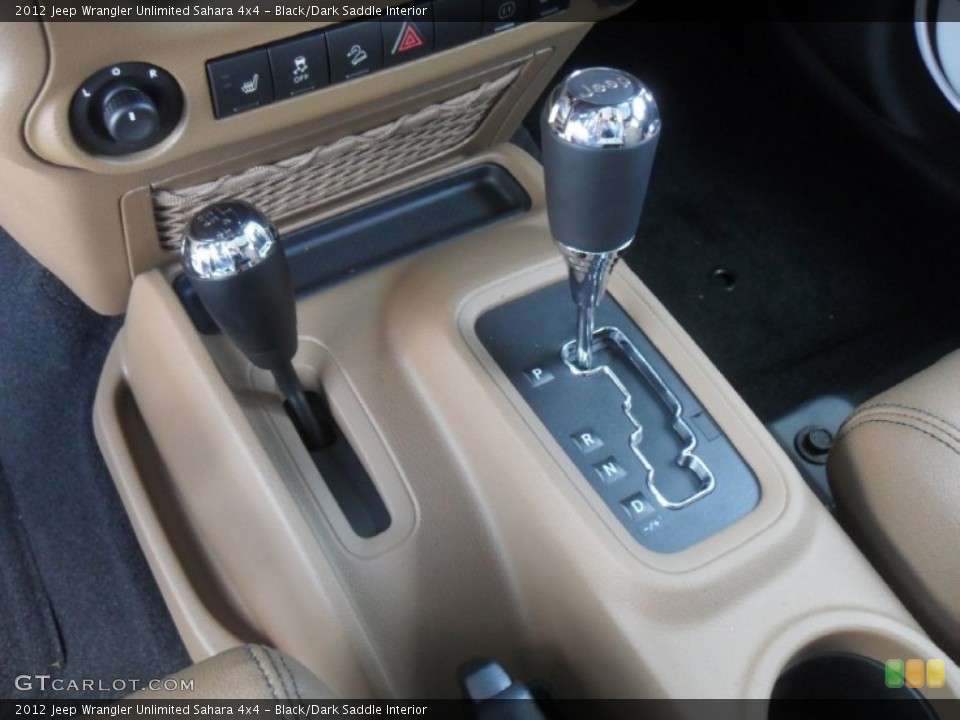 Black/Dark Saddle Interior Transmission for the 2012 Jeep Wrangler Unlimited Sahara 4x4 #59569884