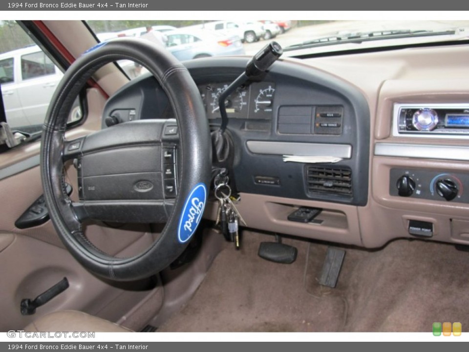 Tan Interior Dashboard for the 1994 Ford Bronco Eddie Bauer 4x4 #59570763
