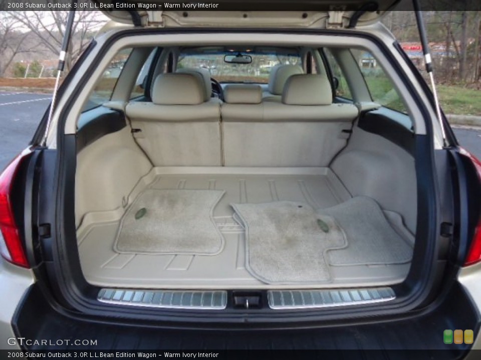 Warm Ivory Interior Trunk for the 2008 Subaru Outback 3.0R L.L.Bean Edition Wagon #59570901
