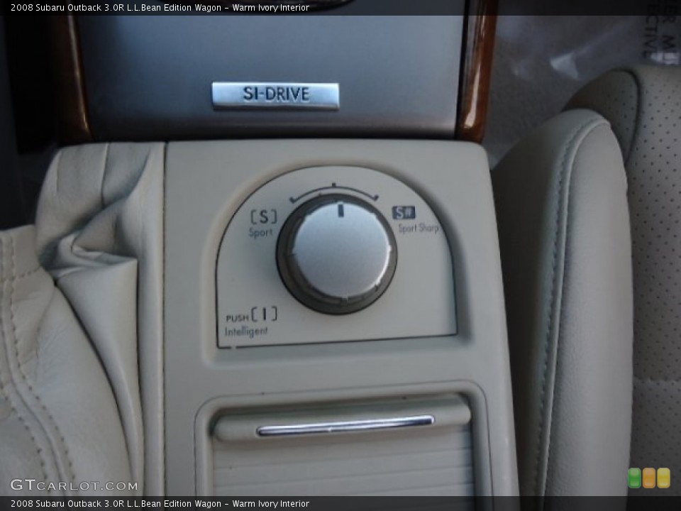 Warm Ivory Interior Controls for the 2008 Subaru Outback 3.0R L.L.Bean Edition Wagon #59570964