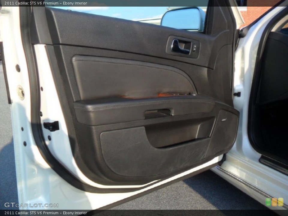Ebony Interior Door Panel for the 2011 Cadillac STS V6 Premium #59572279