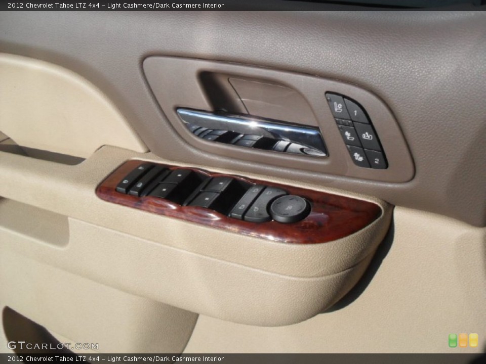 Light Cashmere/Dark Cashmere Interior Controls for the 2012 Chevrolet Tahoe LTZ 4x4 #59572599