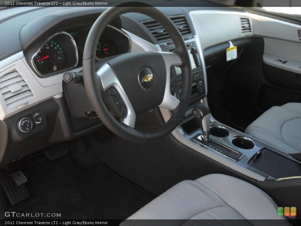 Light Gray/Ebony Interior Prime Interior for the 2012 Chevrolet Traverse LTZ #59573298