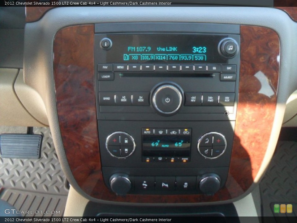 Light Cashmere/Dark Cashmere Interior Audio System for the 2012 Chevrolet Silverado 1500 LTZ Crew Cab 4x4 #59573952