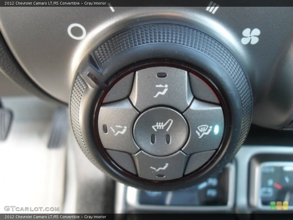 Gray Interior Controls for the 2012 Chevrolet Camaro LT/RS Convertible #59574258