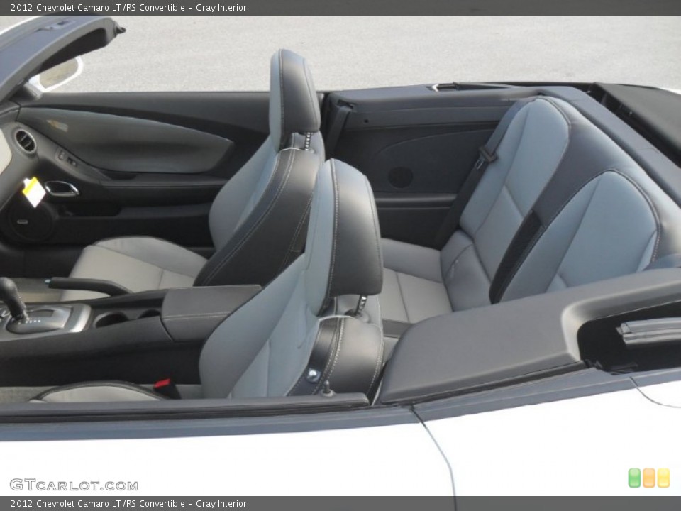 Gray Interior Photo for the 2012 Chevrolet Camaro LT/RS Convertible #59574345