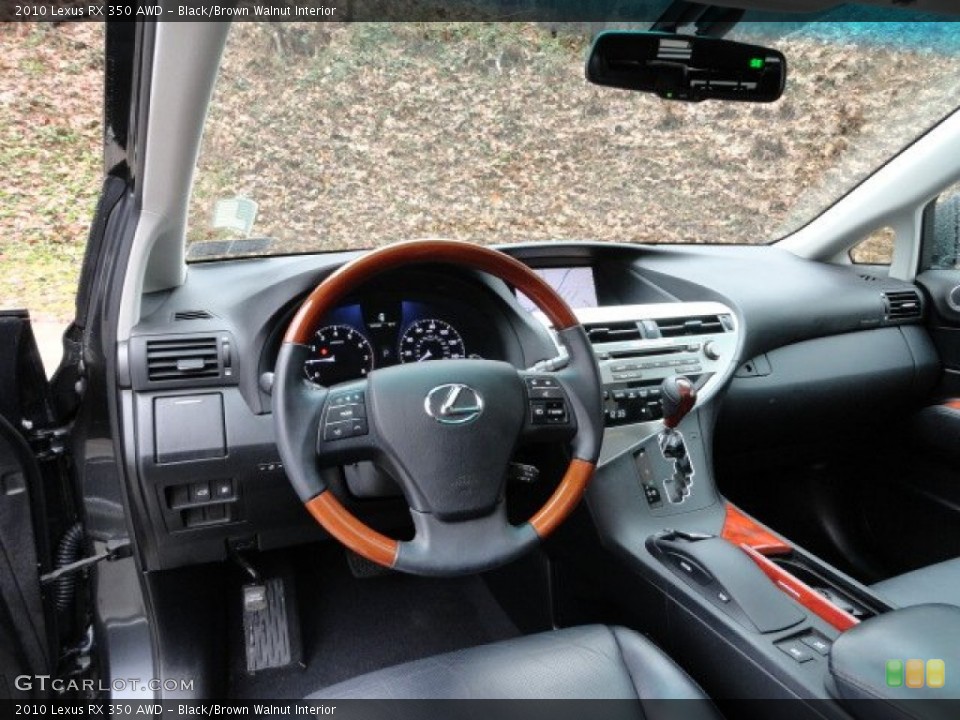 Black/Brown Walnut Interior Dashboard for the 2010 Lexus RX 350 AWD #59575278