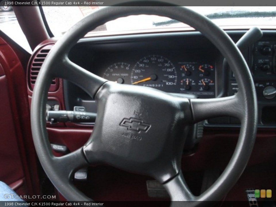 Red Interior Steering Wheel for the 1998 Chevrolet C/K K1500 Regular Cab 4x4 #59576229