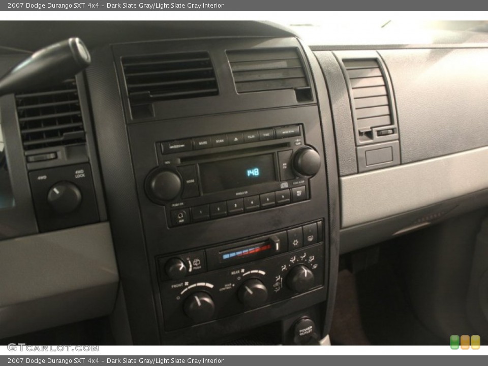 Dark Slate Gray/Light Slate Gray Interior Controls for the 2007 Dodge Durango SXT 4x4 #59576397