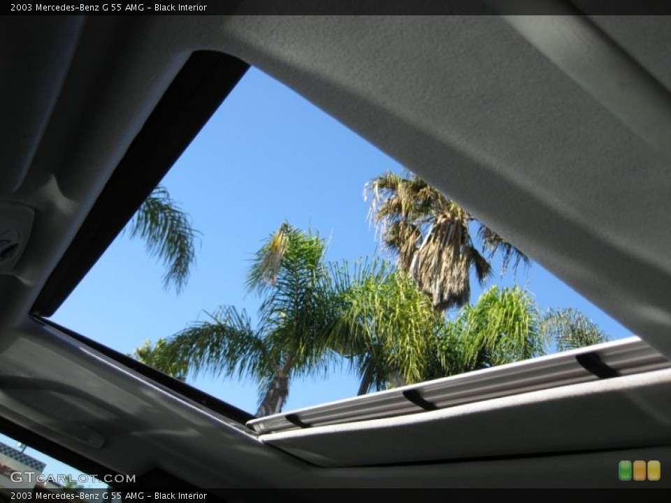 Black Interior Sunroof for the 2003 Mercedes-Benz G 55 AMG #59577579