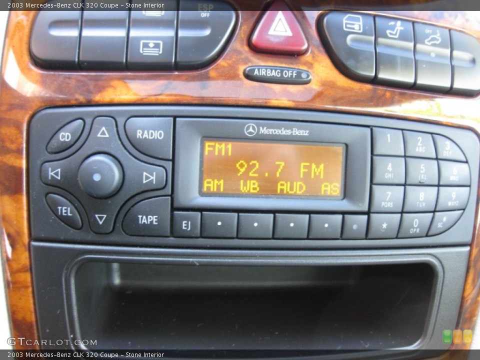 Stone Interior Controls for the 2003 Mercedes-Benz CLK 320 Coupe #59577666