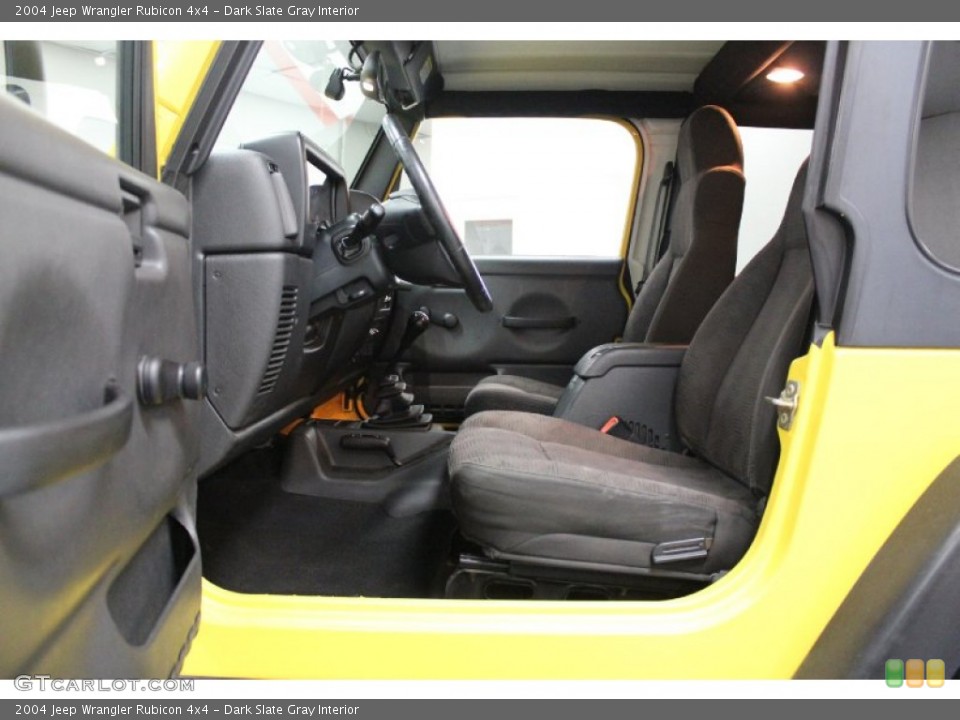 Dark Slate Gray Interior Photo for the 2004 Jeep Wrangler Rubicon 4x4 #59578776